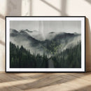 Misty Forest Canvas Print Wall Art Premium Canvas Print a