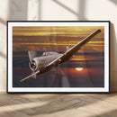 Old War Plane Wall Art Canvas Print by MyGreatCanvas | Canvas Wall Art Prints | Photo Prints & Wall Decor