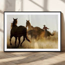 Horses and Cowboys Wall Art Canvas Print by MyGreatCanvas | Canvas Wall Art Prints | Photo Prints & Wall Decor