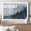 Foggy Pine Forest Wall Art Canvas Print by MyGreatCanvas | Canvas Wall Art Prints | Photo Prints & Wall Decor