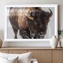 Bison Wall Art Canvas Print For Farmhouse, Wild Animal Wall by MyGreatCanvas | Canvas Wall Art Prints | Photo Prints & Wall Decor