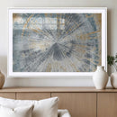 Radiant Abstract Wood Rings Canvas Art – Modern Triptych