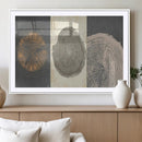 Boho Tree Ring Wall Art, Modern Minimalist Wood Grain
