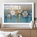 Abstract Flower Wall Art Canvas Print