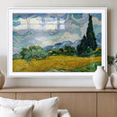 Wheatfield With Cypresses By Van Gogh Painting Wall Art