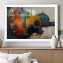 Abstract Guitar Wall Art Canvas | Vibrant Music-Inspired Art by MyGreatCanvas | Canvas Wall Art Prints | Photo Prints & Wall Decor