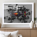 RedBull Formula 1 Canvas Wall Art Print