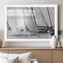 Yacht Sailboat Regatta Canvas Wall Art Canvas Print