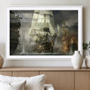 Pirate Ship War Wall Art Canvas Print by MyGreatCanvas | Canvas Wall Art Prints | Photo Prints & Wall Decor