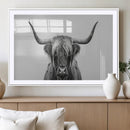 Farmhouse Longhorn Wall Art Canvas Print, Longhorn Texas by MyGreatCanvas | Canvas Wall Art Prints | Photo Prints & Wall Decor