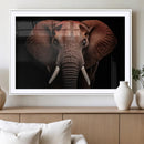 Wild Elephant Wall Art Canvas Print, Africa Savannah Wild by MyGreatCanvas | Canvas Wall Art Prints | Photo Prints & Wall Decor