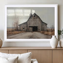 Farmhouse Rustic Barn Wall Art Canvas Print – Framed and