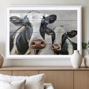 Vintage Baby and Mom Cattle Wall Art Canvas Print by MyGreatCanvas | Canvas Wall Art Prints | Photo Prints & Wall Decor