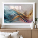 Abstract Flowing Colors Wall Art Canvas Print