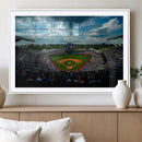 3-Panel Kauffman Stadium Wall Art Print | Large Kansas City
