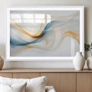 Decorative Turquoise Abstract Wave Wall Art Canvas Print by MyGreatCanvas | Canvas Wall Art Prints | Photo Prints & Wall Decor