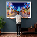 Disney Wall Art | Castle Large Wall Art Disney Magic Kingdom