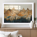 Rustic Wood Mountain Wall Art Print | Triptych Giclee Print by MyGreatCanvas | Canvas Wall Art Prints | Photo Prints & Wall Decor