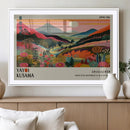 Yayoi Kusama Landscape Canvas Print, Vibrant Floral Mountain by MyGreatCanvas | Canvas Wall Art Prints | Photo Prints & Wall Decor