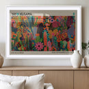 Framed Yayoi Kusama 1986 Wall Art Print – Japanese Wall Art