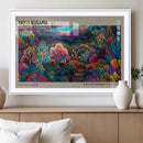 Framed Japanese 1986 Wall Art Print, Yayoi Kusama 1986 Wall