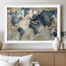 World Map Canvas Print – Framed Wall Art for Couples, by MyGreatCanvas | Canvas Wall Art Prints | Photo Prints & Wall Decor