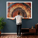 Abstract Tree Ring Art, Colorful Tree Ring Wall Decor, by MyGreatCanvas | Canvas Wall Art Prints | Photo Prints & Wall Decor