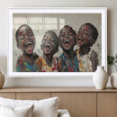 Shai Yossef Print - Joyful Childhood Canvas Wall Art -
