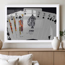 Poker Wall Art - Playing Cards Canvas Wall Art Print - Ace by MyGreatCanvas | Canvas Wall Art Prints | Photo Prints & Wall Decor