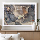 Abstract Blue and Gold Wall Art - Fluid Ink Artwork - Modern by MyGreatCanvas | Canvas Wall Art Prints | Photo Prints & Wall Decor