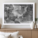Black White Abstract Canvas Wall Art - Fluid Ink Artwork - by MyGreatCanvas | Canvas Wall Art Prints | Photo Prints & Wall Decor