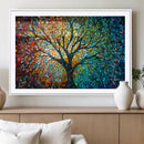 Yggdrasil Tree of Life Wall Art Print | Mosaic Style 3-Panel