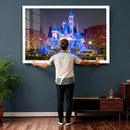 Disney Castle Wall Art Canvas Print – Magical Fairytale