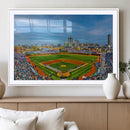 Wrigley Field Chicago Cubs Panoramic Canvas Print –
