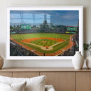 Wrigley Field Chicago Cubs Panoramic Canvas Print –