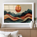 Mountain Triptych Wall Art Canvas Print – Western Nature