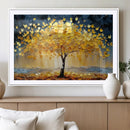 Golden Autumn Tree Wall Art – Framed Fall Leaves Canvas by MyGreatCanvas | Canvas Wall Art Prints | Photo Prints & Wall Decor