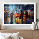 African American Jazz Canvas Wall Art Print – Abstract Music