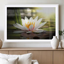 Lotus Flower Wall Art Canvas Print, Water Lily Large Wall