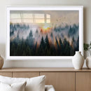 Abstract Forest Wall Art - Serene Nature Canvas Print with by MyGreatCanvas | Canvas Wall Art Prints | Photo Prints & Wall Decor