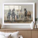 Wild Horses Wall Art Canvas Print, Framed Running Horses Art by MyGreatCanvas | Canvas Wall Art Prints | Photo Prints & Wall Decor