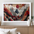 Abstract Mountain Wall Art Canvas Print – Vibrant Stylized by MyGreatCanvas | Canvas Wall Art Prints | Photo Prints & Wall Decor