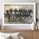 Running Horses Wall Art Canvas Print – Framed Monochrome by MyGreatCanvas | Canvas Wall Art Prints | Photo Prints & Wall Decor