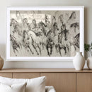 Abstract Horse Wall Art Canvas Print – Framed Horse Sketch by MyGreatCanvas | Canvas Wall Art Prints | Photo Prints & Wall Decor