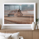 Rustic Barn Wall Art Canvas Print – Framed Wheat Field Scene by MyGreatCanvas | Canvas Wall Art Prints | Photo Prints & Wall Decor