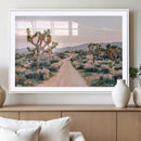 Joshua Tree Wall Art Canvas Print – Framed Desert Road Scene by MyGreatCanvas | Canvas Wall Art Prints | Photo Prints & Wall Decor