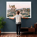 Joshua Tree Park Wall Art Canvas Print – Framed Desert Road by MyGreatCanvas | Canvas Wall Art Prints | Photo Prints & Wall Decor