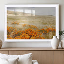 Golden Wildflowers Wall Art Canvas Print – Framed Hills by MyGreatCanvas | Canvas Wall Art Prints | Photo Prints & Wall Decor
