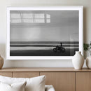 Motorcycle Beach Wall Art Canvas Print – Framed Vintage by MyGreatCanvas | Canvas Wall Art Prints | Photo Prints & Wall Decor