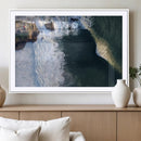 Ocean Wave Wall Art – Aerial Coastal View Canvas Artwork, by MyGreatCanvas | Canvas Wall Art Prints | Photo Prints & Wall Decor